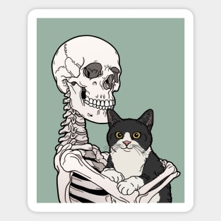 Tuxedo Cat Friend Magnet